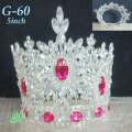 Nouvelle vente en gros Yiwu Tiara Pink Mini Crown Le cycle complet